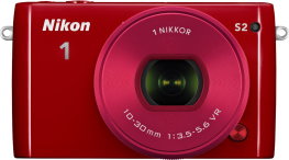 Nikon 1 S2 レッド