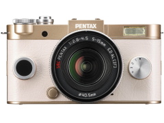 ペンタックス(PENTAX)　QS-1 シャンパンゴールド×クリーム